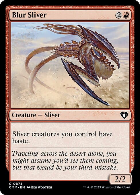Blur Sliver from Commander Masters (Common)