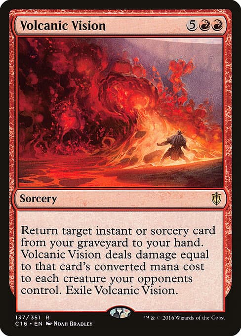 Volcanic Vision from Commander 2016 (Rare)