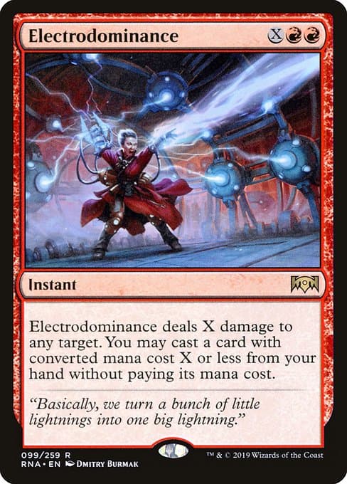 Electrodominance from Ravnica Allegiance (Rare)