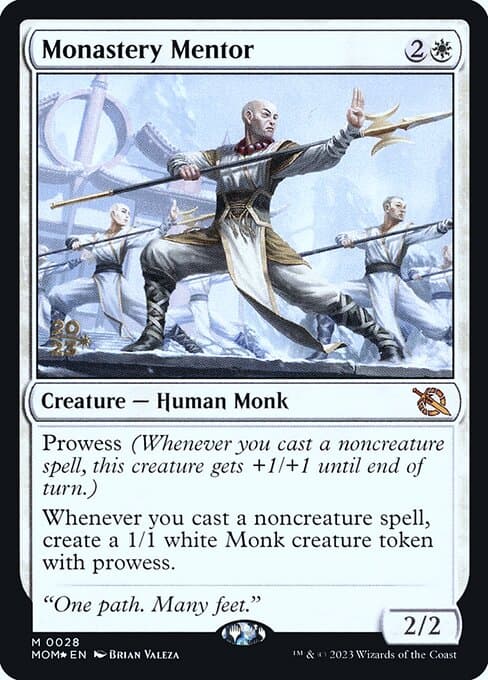 Monastery Mentor from March of the Machine Promos (Mythic)