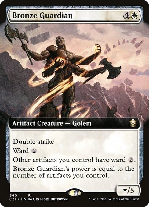 Bronze Guardian from Commander 2021 (Rare)