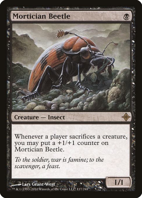 Mortician Beetle from Rise of the Eldrazi (Rare)