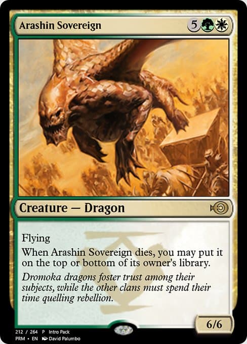 Arashin Sovereign from Magic Online Promos (Rare)