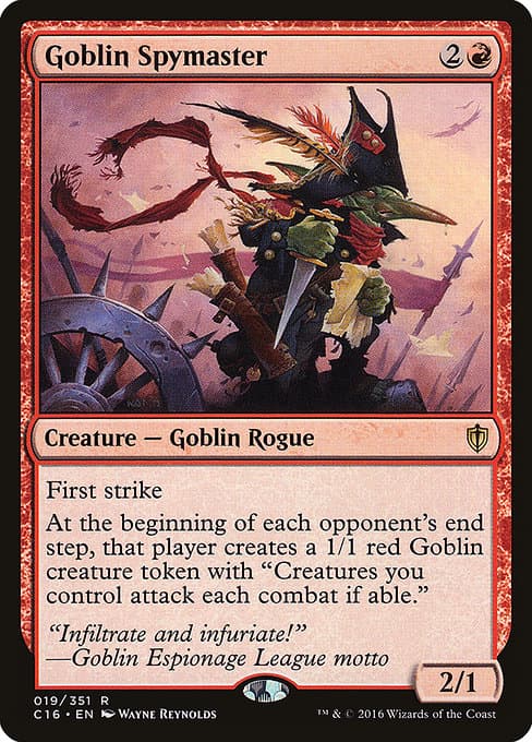 Goblin Spymaster from Commander 2016 (Rare)
