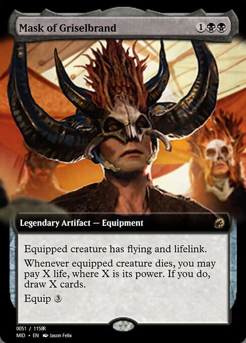 Mask of Griselbrand from Magic Online Promos (Rare)