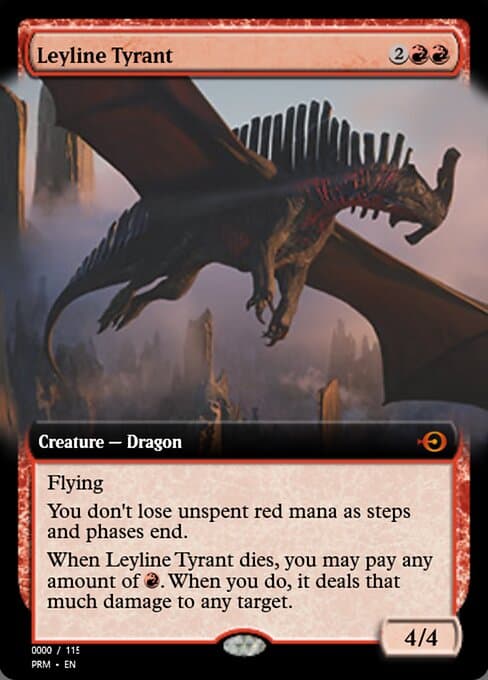 Leyline Tyrant from Magic Online Promos (Mythic)