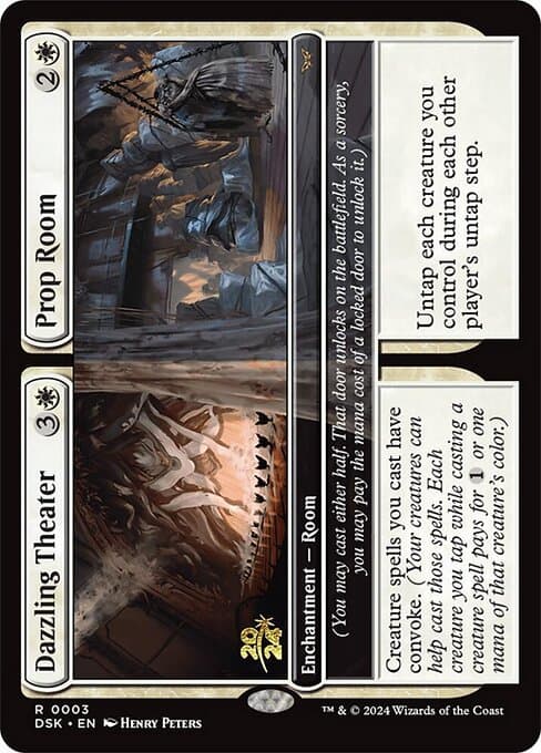 Dazzling Theater // Prop Room from Duskmourn: House of Horror Promos (Rare)