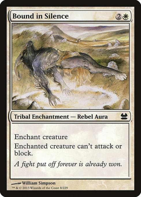 Bound in Silence from Modern Masters (Common)