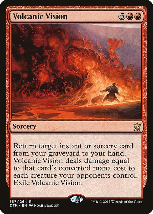 Volcanic Vision from Dragons of Tarkir (Rare)