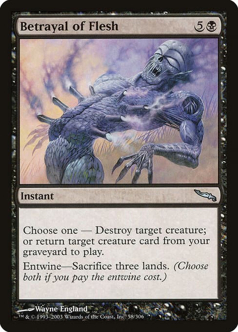 Betrayal of Flesh from Mirrodin (Uncommon)