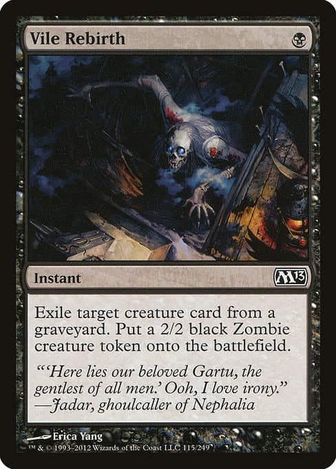 Vile Rebirth from Magic 2013 (Common)