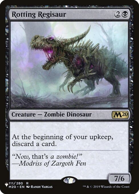 Rotting Regisaur from The List (Rare)