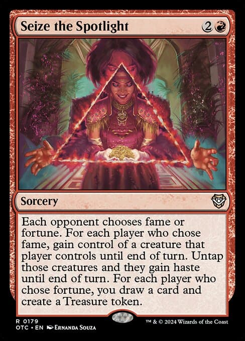 Seize the Spotlight from Outlaws of Thunder Junction Commander (Rare)