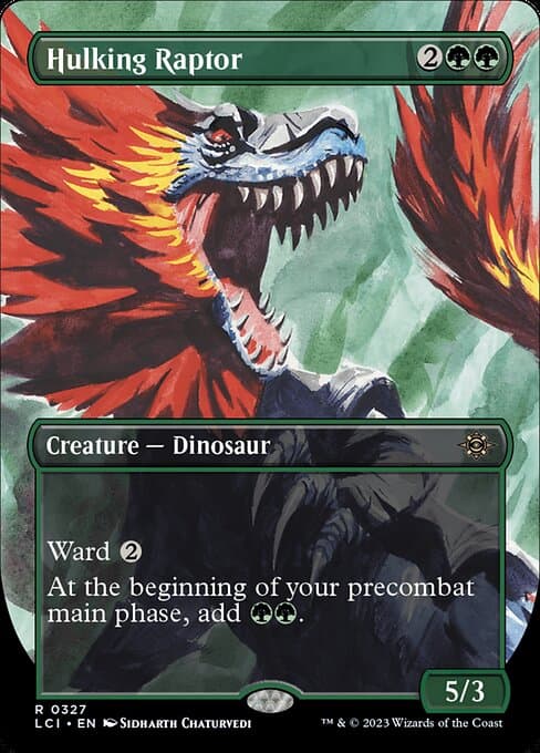 Hulking Raptor from The Lost Caverns of Ixalan (Rare)