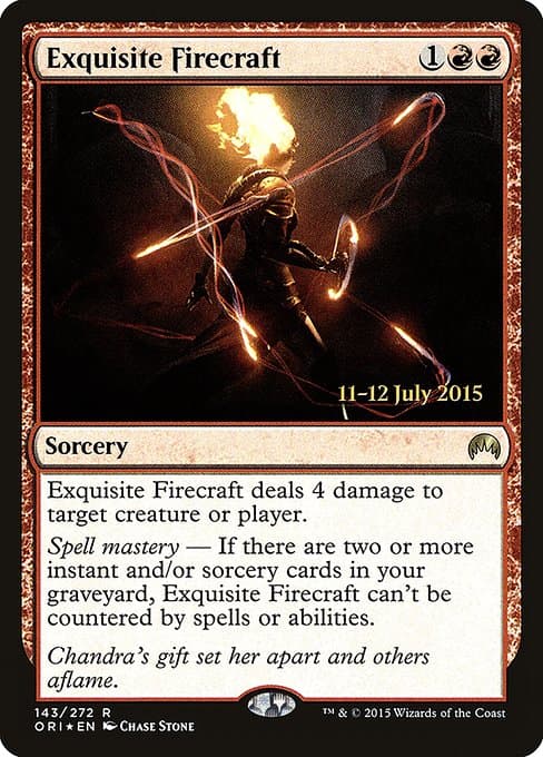 Exquisite Firecraft from Magic Origins Promos (Rare)