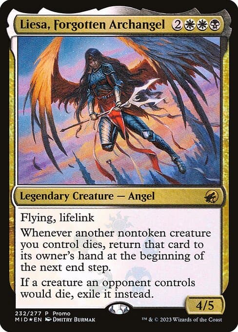 Liesa, Forgotten Archangel from Innistrad: Midnight Hunt Promos (Rare)