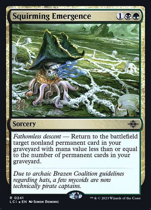 Squirming Emergence from The Lost Caverns of Ixalan Promos (Rare)