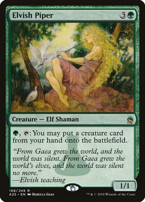 Elvish Piper from Masters 25 (Rare)