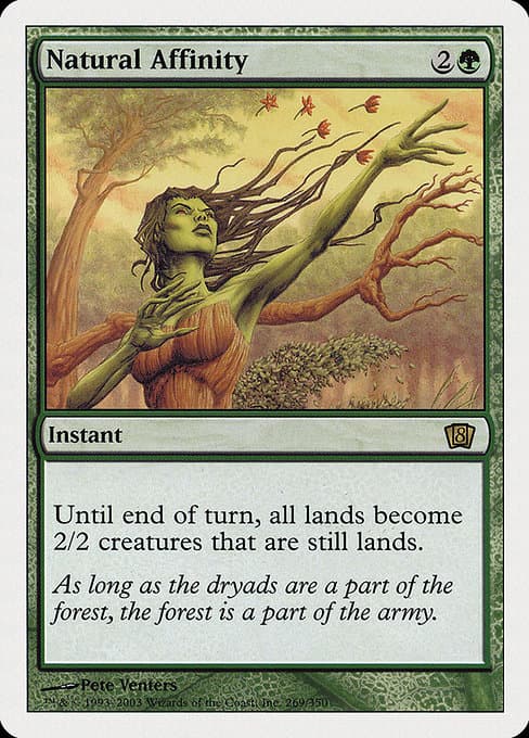 Natural Affinity from Eighth Edition (Rare)