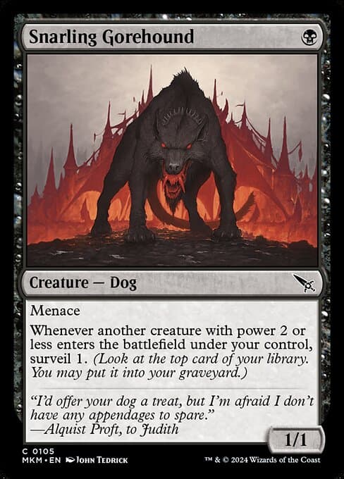 Snarling Gorehound (Common)