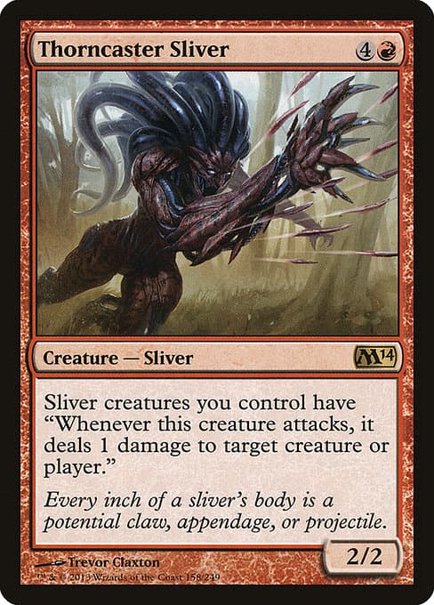 Thorncaster Sliver from Magic 2014 (Rare)