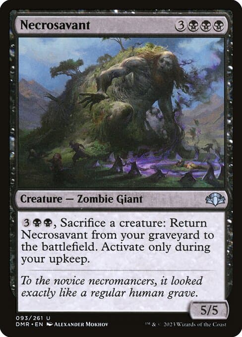 Necrosavant from Dominaria Remastered (Uncommon)