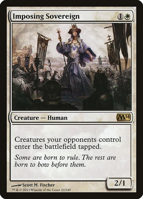 Imposing Sovereign from Magic 2014 (Rare)