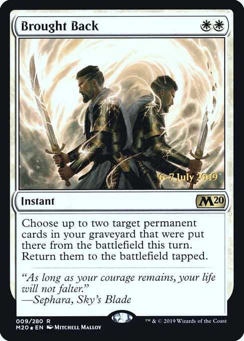 Brought Back from Core Set 2020 Promos (Rare)