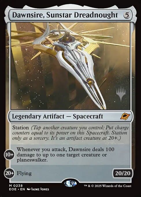 Dawnsire, Sunstar Dreadnought from Edge of Eternities Promos (Mythic)