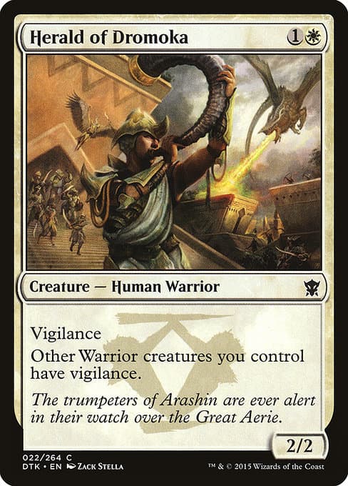 Herald of Dromoka from Dragons of Tarkir (Common)