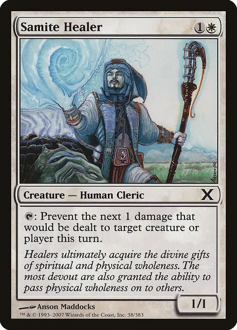 Samite Healer from Tenth Edition (Common)