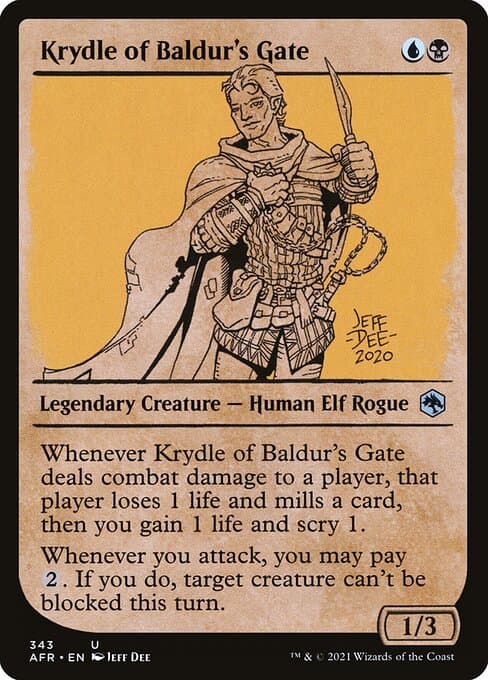 Krydle of Baldur's Gate from Adventures in the Forgotten Realms (Uncommon)