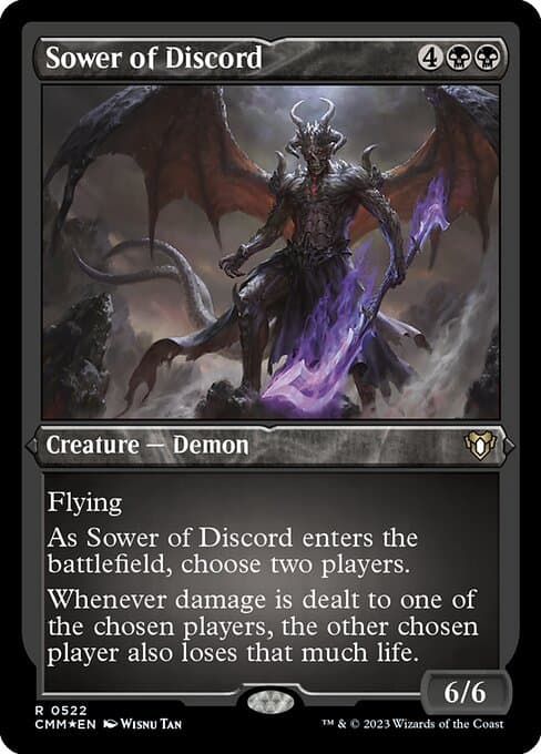 Sower of Discord from Commander Masters (Rare)