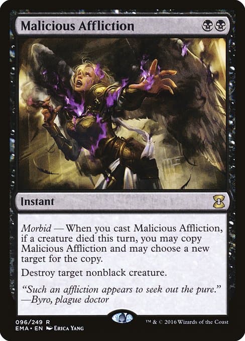 Malicious Affliction from Eternal Masters (Rare)