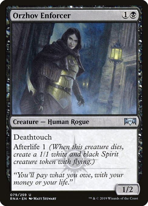 Orzhov Enforcer from Ravnica Allegiance (Uncommon)