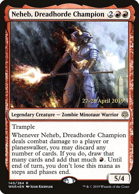 Neheb, Dreadhorde Champion from War of the Spark Promos (Rare)