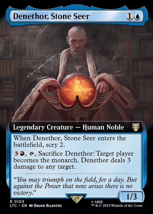 Denethor, Stone Seer from Tales of Middle-earth Commander (Rare)