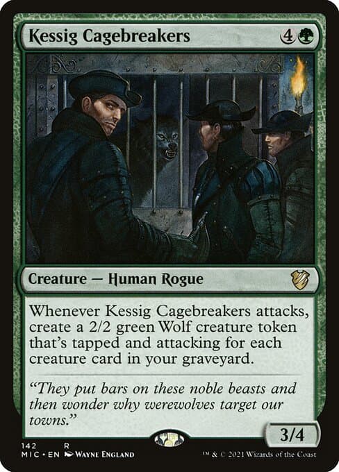 Kessig Cagebreakers from Midnight Hunt Commander (Rare)