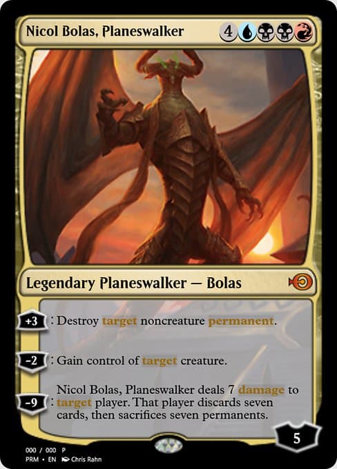 Nicol Bolas, Planeswalker from Magic Online Promos (Mythic)