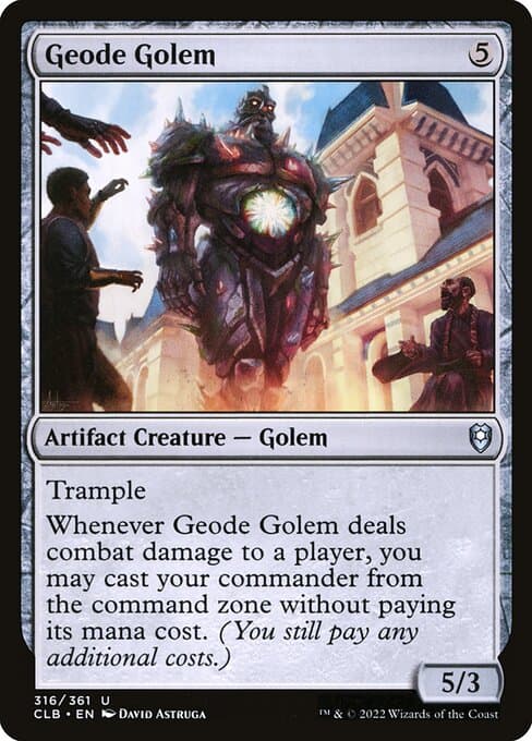 Geode Golem from Commander Legends: Battle for Baldur's Gate (Uncommon)
