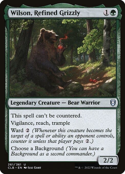 Wilson, Refined Grizzly from Commander Legends: Battle for Baldur's Gate (Uncommon)
