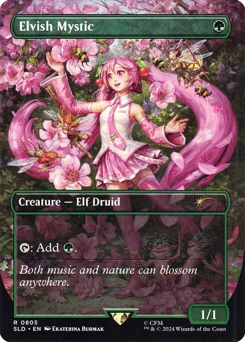 Elvish Mystic from Secret Lair Drop (Rare)