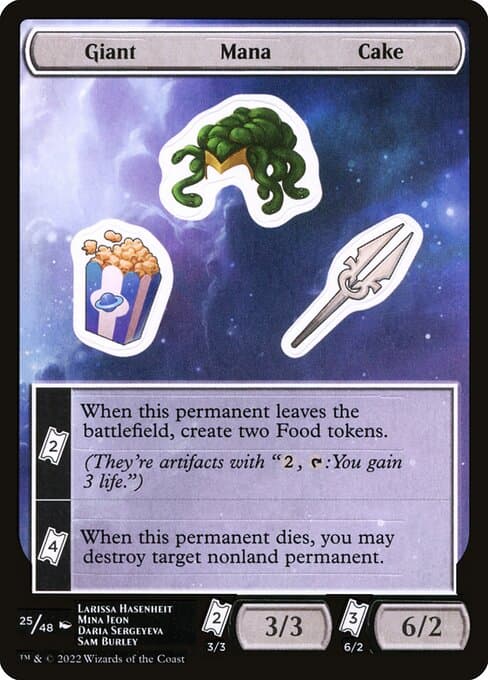 Giant Mana Cake from Unfinity Sticker Sheets (Common)