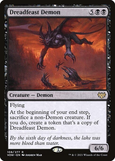 Dreadfeast Demon from Innistrad: Crimson Vow (Rare)