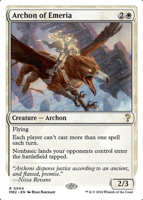 Archon of Emeria (Rare)