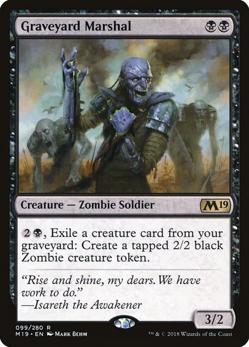 Graveyard Marshal from Core Set 2019 (Rare)
