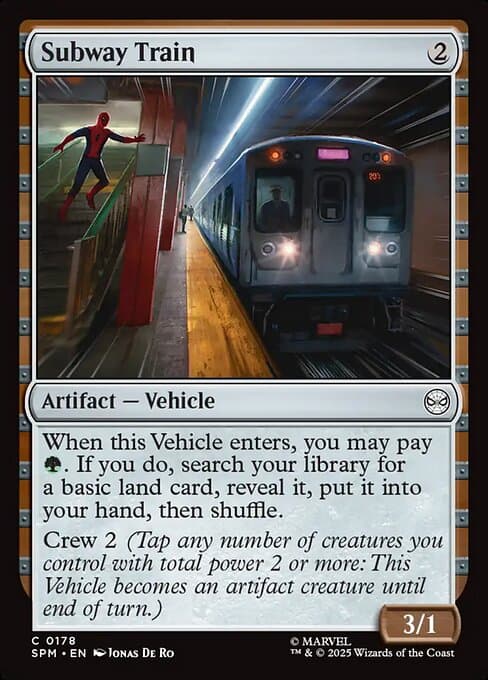 Subway Train from Marvel's Spider-Man (Common)