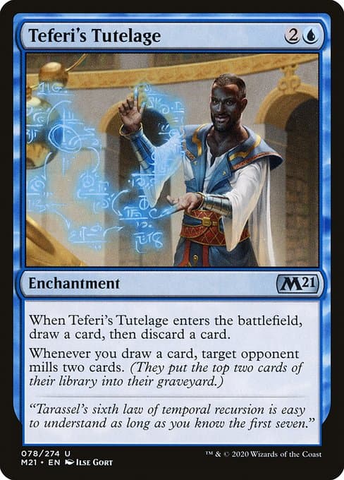 Teferi's Tutelage from Core Set 2021 (Uncommon)