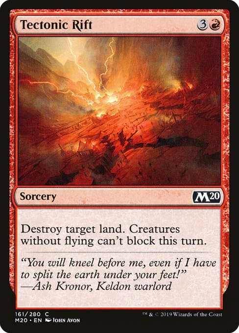 Tectonic Rift from Core Set 2020 (Common)