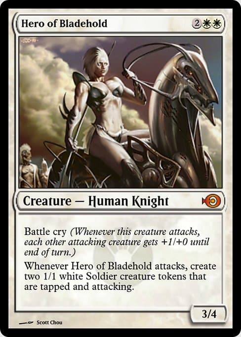 Hero of Bladehold from Magic Online Promos (Mythic)